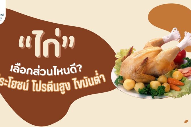 ไก่เลือกส่วนไหนดี ได้ประโยชน์ โปรตีนสูง ไขมันต่ำ - ศูนย์ดูแลผู้สูงอายุลาดพร้าว