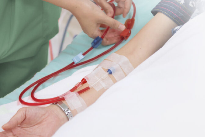 ดูแลเส้นเลือดที่ใช้ในการฟอกเลือด1